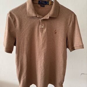 Polo by Ralph Lauren Men's Tan Polo Shirt